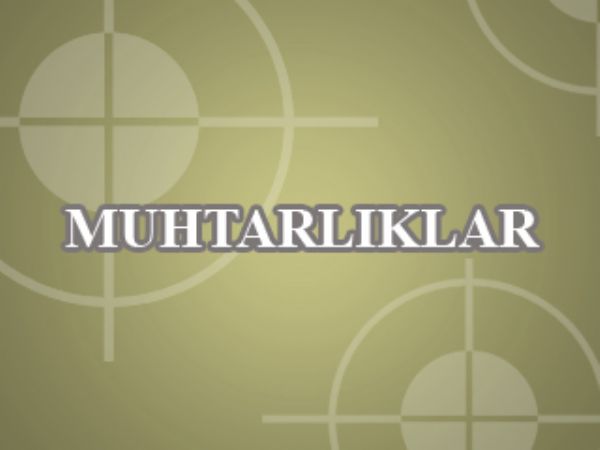 Ağzıdelik Köyü Muhtarı