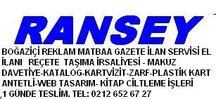 Ransey Boğaziçi Reklam Ajans Matbaa Tabela Web Tasarım Hizmeti
