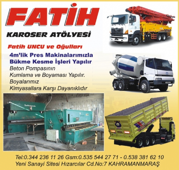 FATİH KAROSER ATÖLYESİ