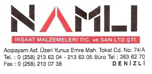 Namli İnşaat Malzemeleri San. Ve Tic. Ltd. Şti.