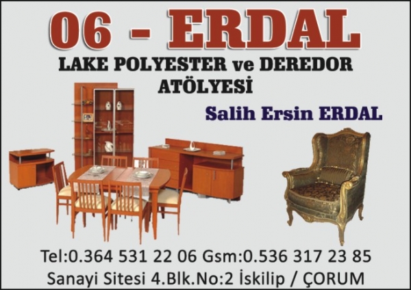 06 ERDAL LAKE POLYESTER VE DEREDOR ATÖLYESİ
