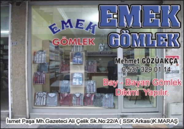 EMEK GÖMLEK