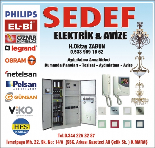 SEDEF ELEKTRİK(KAHRAMANMARA)