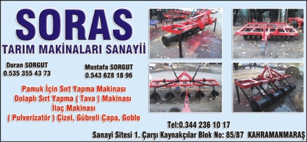 SORAS TARIM MAKİNALARI