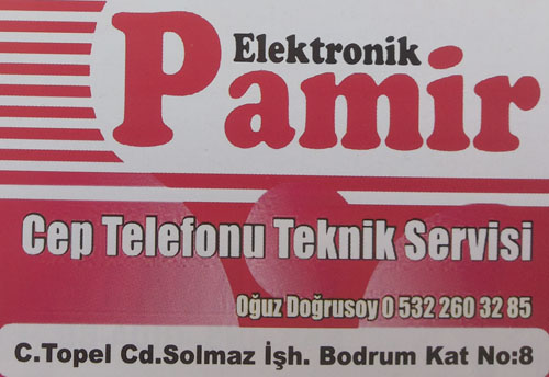Pamir Elektronik Cep Telefonu Teknik Servisi