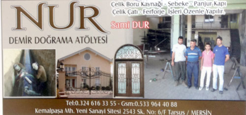 NUR Demir Doğrama Atölyesi