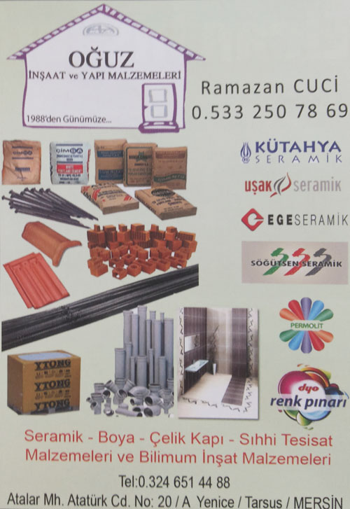 OĞUZ İnşaat ve Yapı Malzemeleri