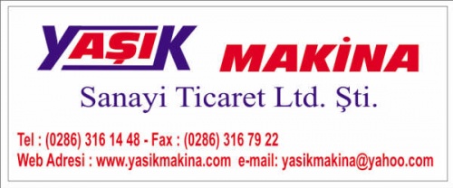 Yaşık Makina Sanayi Ticaret Ltd. Şti.