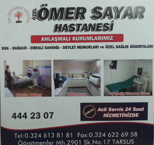 ÖZEL ÖMER SAYAR HASTANESİ 