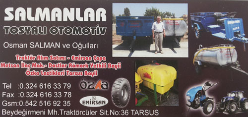 Salmanlar Tosyalı Otomotiv