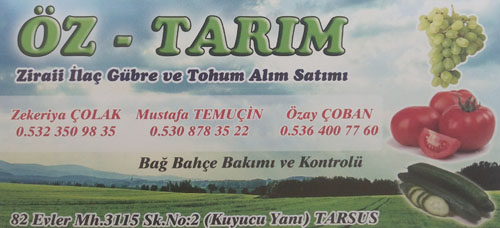 ÖZ - TARIM