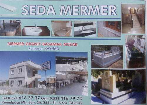 Seda Mermer - Granit - Basamak - Mezar