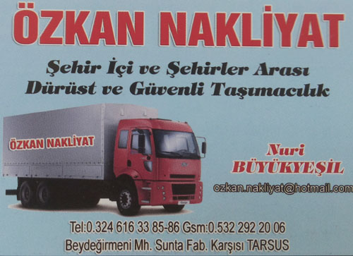 ÖZKAN NAKLİYAT(MERSİN)