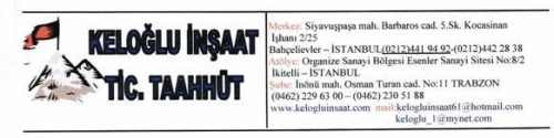 Keloğlu İnşaat Tic. Taahhüt