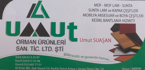 UMUT  Orman Ürünleri San.Tic.Ltd.Şti