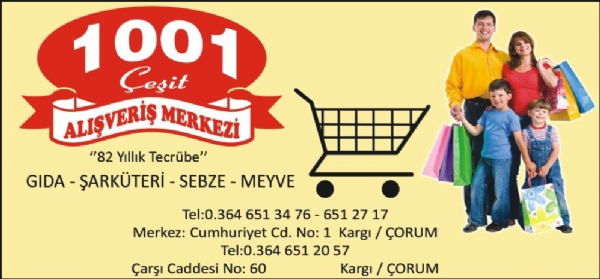 1001 ÇEŞİT ALIŞVERİŞ MERKEZİ