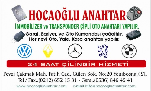 Hocaoğlu Anahtar