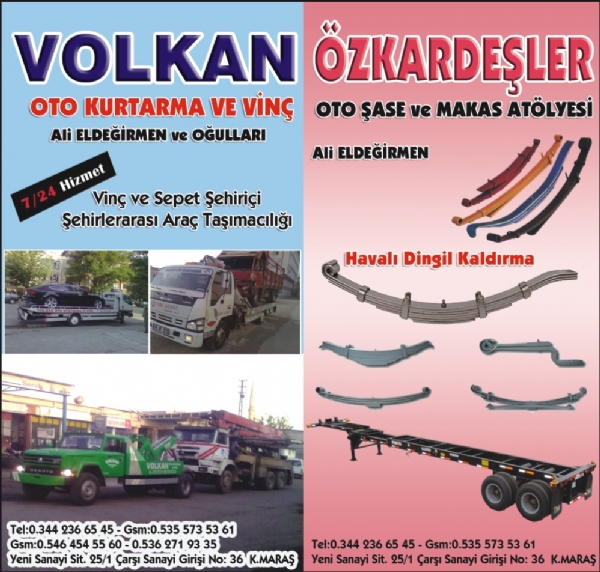 VOLKAN OTO KURTARMA