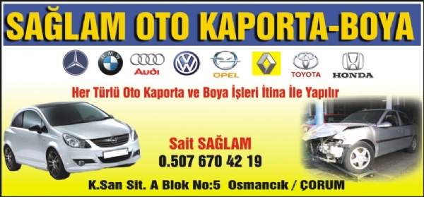 SAĞLAM OTO KAPORTA