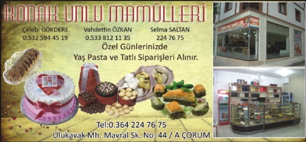 KONAK UNLU MAMULLERİ
