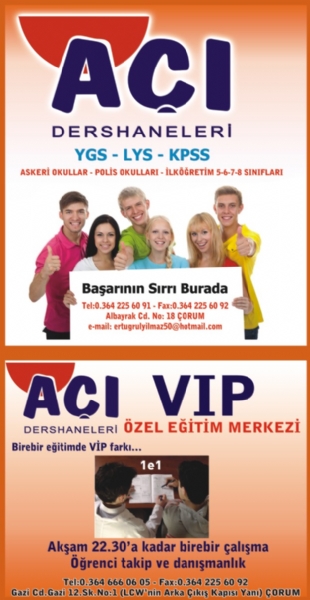 AÇI DERSHANELERİ(bahçeli evler mahallesi)