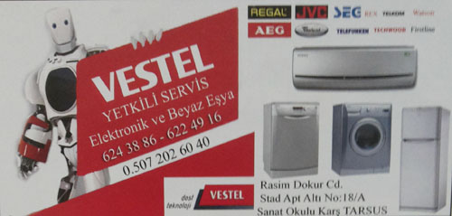 Vestel Yetkili Servis Elektronik Beyaz Eşya