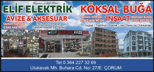 ELİF ELEKTRİK(uluıkavak mahallesi)