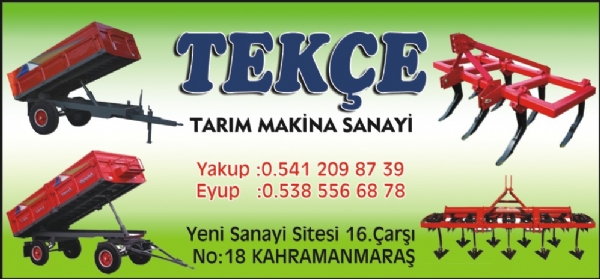 TEKÇE TARIM ALETLERİ
