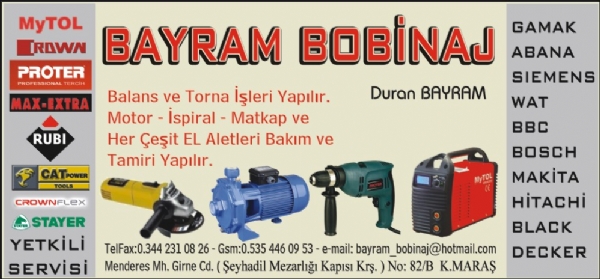 BAYRAM BOBİNAJ