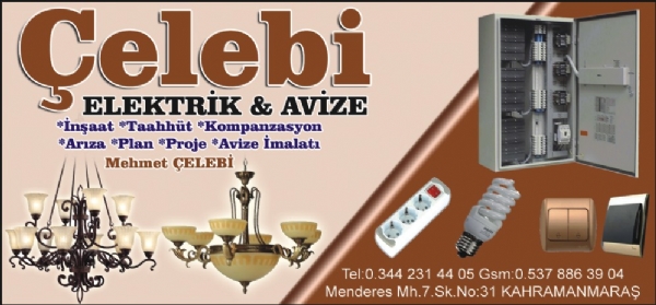 ÇELEBİ ELEKTRİK(kahramanmarşa)