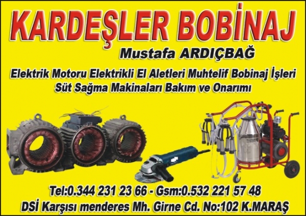 KARDEŞLER BOBİNAJ(KAHRAMANMARAŞ)