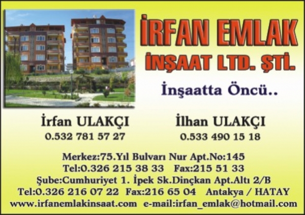 IRFAN EMLAK & INSAAT LTD.STI.