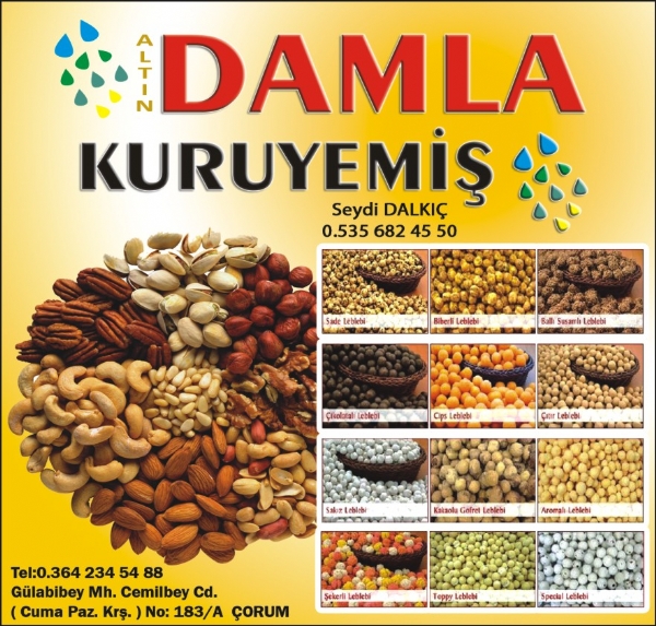 ALTIN DAMLA KURUYEMİŞ