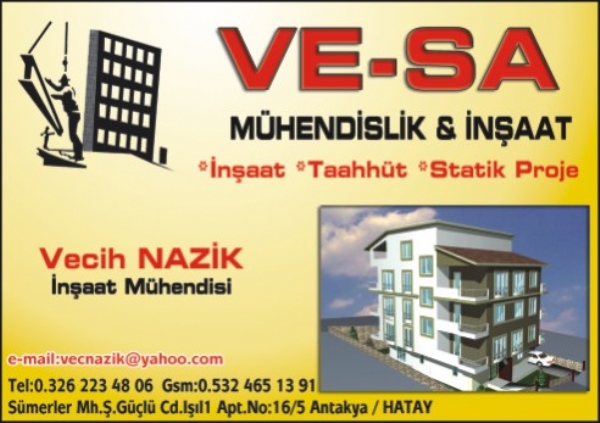 VE-SA MÜHENDISLIK & INSAAT