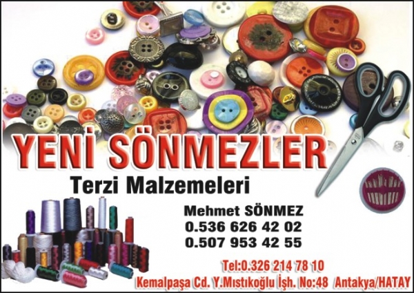 YENI SÖNMEZLER TERZI MALZEMELERI