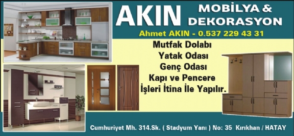 AKIN MOBİLYA DEKORASYON