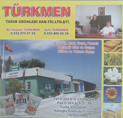 TÜRKMEN Tarım Ürünleri San. Tic. Ltd. Şti.