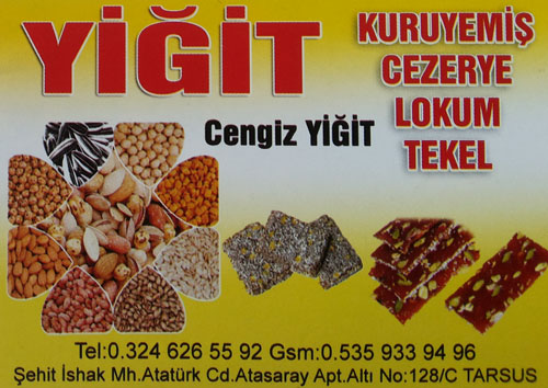 Yiğit Kuruyemiş - Cezerye - Lokum - Tekel