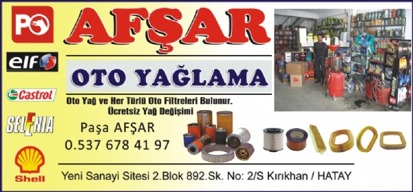AFŞAR OTO YAĞLAMA