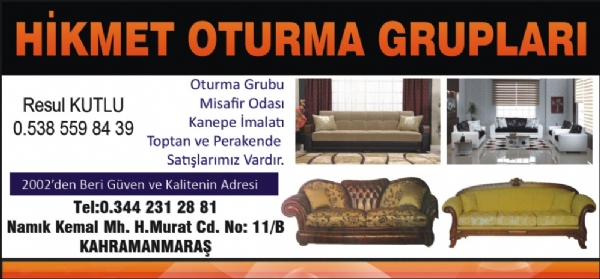 HİKMET OTURMA GRUPLARI