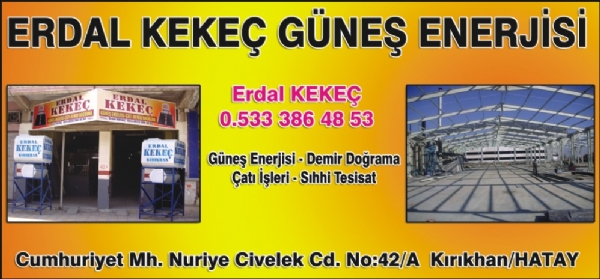 ERDAL KEKEÇ GÜNES ENERJISI