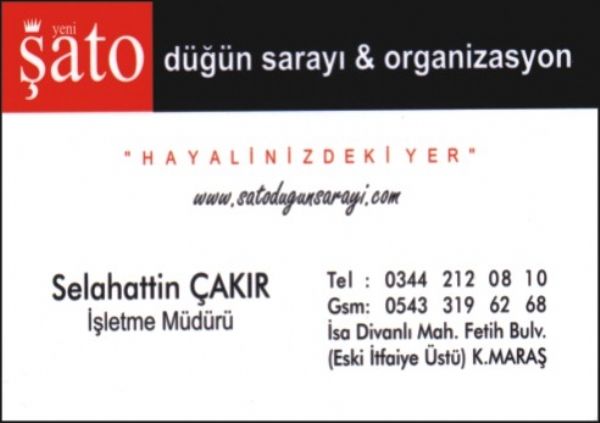 ŞATO DÜĞÜN SARAYI & ORGANİZASYON