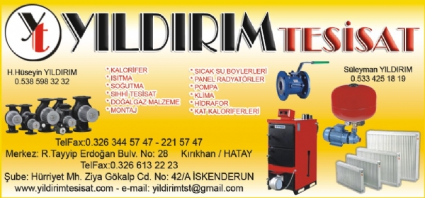 YILDIRIM TESİSAT(HATAY)