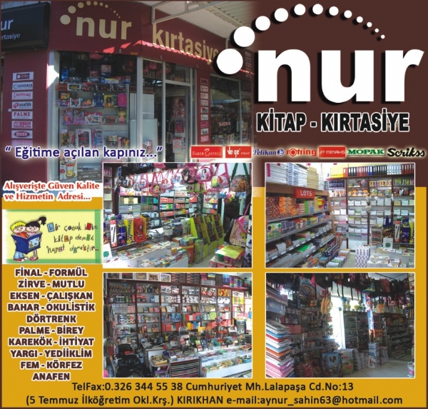 NUR KİTAP KIRTASİYE