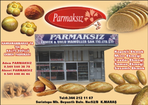 PARMAKSIZ EKMEK VE UNLU MAMÜLLER