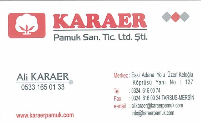 KARAER Pamuk San. Tic. Ltd. Şti.