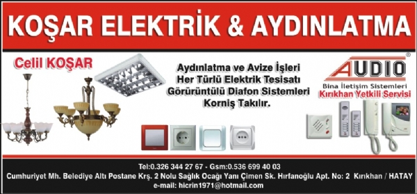 KOŞAR ELEKTRİK VE AYDINLATMA