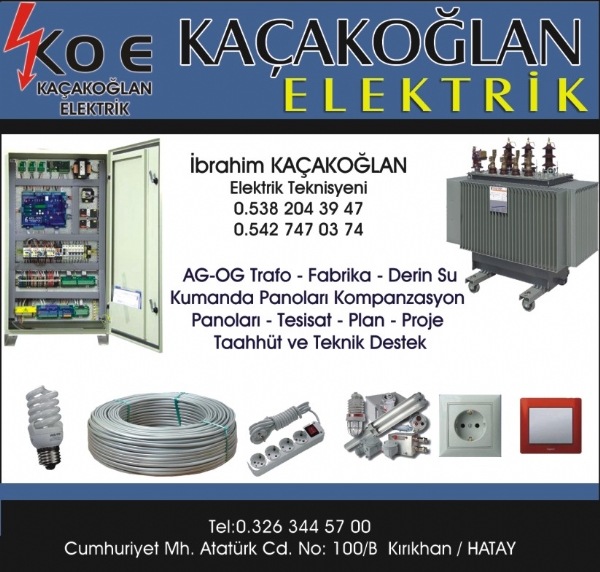 KAÇAKOĞLAN ELEKTRİK KIRIKHAN