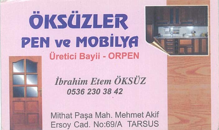 ÖKSÜZLER Mobilya & Pen