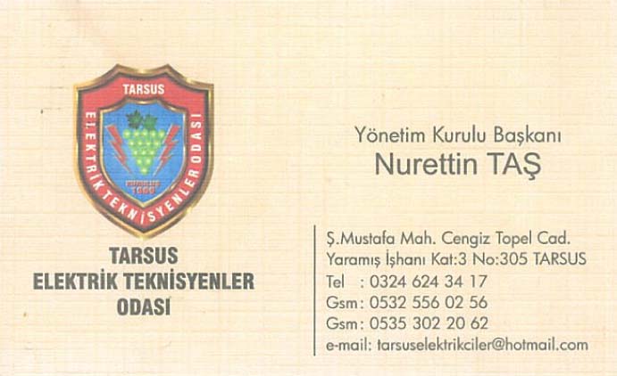 Tarsus Elektrik Teknisyenler Odası